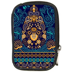 African Pattern Compact Camera Leather Case