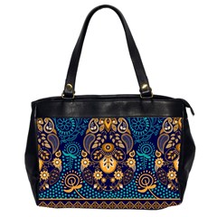 African Pattern Oversize Office Handbag (2 Sides) by Sobalvarro