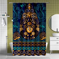 African Pattern Shower Curtain 48  X 72  (small)  by Sobalvarro