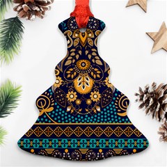 African Pattern Christmas Tree Ornament (two Sides)