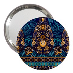 African Pattern 3  Handbag Mirrors