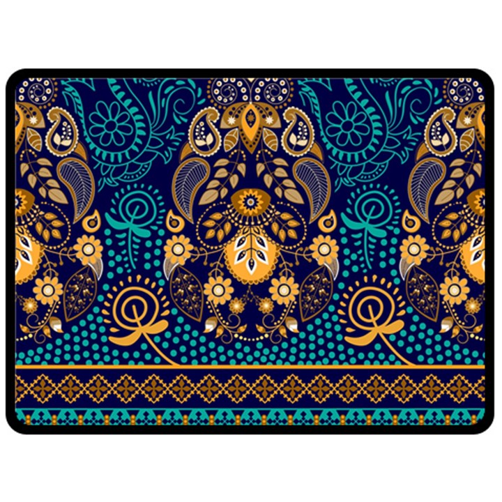 African Pattern Double Sided Fleece Blanket (Large) 