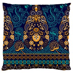 African Pattern Large Flano Cushion Case (one Side)