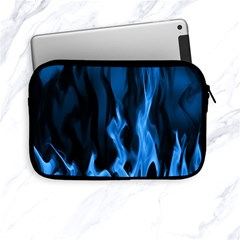 Smoke Flame Abstract Blue Apple Ipad Mini Zipper Cases by Pakrebo