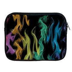 Smoke Rainbow Colors Colorful Fire Apple Ipad 2/3/4 Zipper Cases by Pakrebo