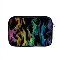 Smoke Rainbow Colors Colorful Fire Apple Macbook Pro 15  Zipper Case by Pakrebo