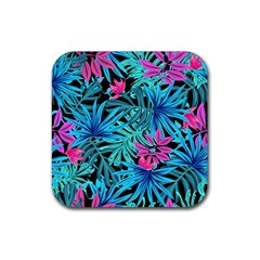 Leaves  Rubber Coaster (Square) 