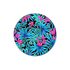 Leaves  Magnet 3  (Round)