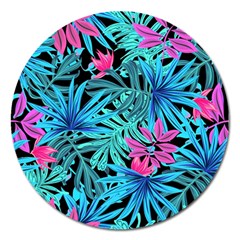 Leaves  Magnet 5  (Round)