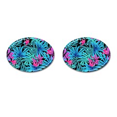 Leaves  Cufflinks (Oval)