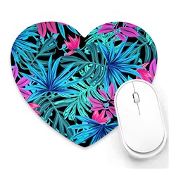 Leaves  Heart Mousepads