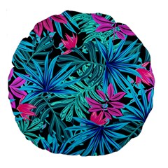 Leaves  Large 18  Premium Round Cushions