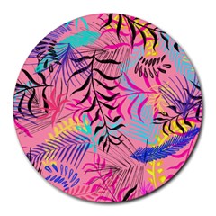 Leaves Round Mousepads by Sobalvarro