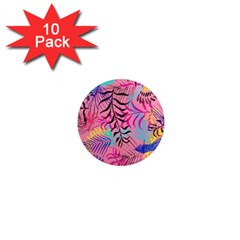 Leaves 1  Mini Magnet (10 Pack) 