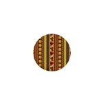 Traditional Africa Border Wallpaper Pattern Colored 4 1  Mini Magnets Front