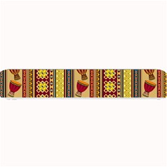 Traditional Africa Border Wallpaper Pattern Colored 4 Small Bar Mats by EDDArt