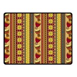 Traditional Africa Border Wallpaper Pattern Colored 4 Fleece Blanket (Small) 50 x40  Blanket Front