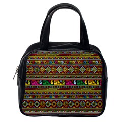 Traditional Africa Border Wallpaper Pattern Colored Classic Handbag (one Side) by EDDArt