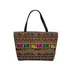 Traditional Africa Border Wallpaper Pattern Colored Classic Shoulder Handbag by EDDArt