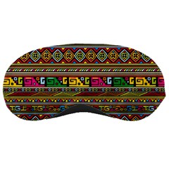 Traditional Africa Border Wallpaper Pattern Colored Sleeping Mask by EDDArt