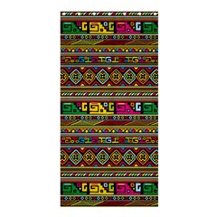 Traditional Africa Border Wallpaper Pattern Colored Shower Curtain 36  X 72  (stall)  by EDDArt