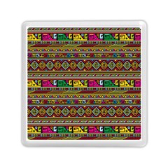 Traditional Africa Border Wallpaper Pattern Colored Memory Card Reader (square) by EDDArt