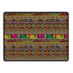 Traditional Africa Border Wallpaper Pattern Colored Double Sided Fleece Blanket (Small)  45 x34  Blanket Front