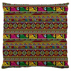 Traditional Africa Border Wallpaper Pattern Colored Standard Flano Cushion Case (two Sides)