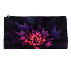 Floral Pink Fractal Painting Pencil Cases by Pakrebo