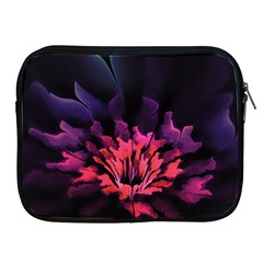 Floral Pink Fractal Painting Apple Ipad 2/3/4 Zipper Cases by Pakrebo