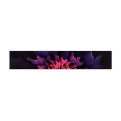 Floral Pink Fractal Painting Flano Scarf (mini) by Pakrebo