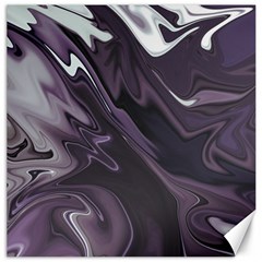 Purple Marble Digital Abstract Canvas 16  X 16  by Pakrebo