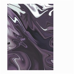 Purple Marble Digital Abstract Small Garden Flag (two Sides) by Pakrebo