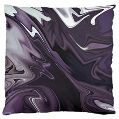 Purple Marble Digital Abstract Standard Flano Cushion Case (two Sides)