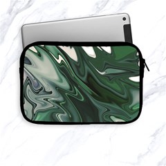 Green Marble Digital Abstract Apple Ipad Mini Zipper Cases by Pakrebo