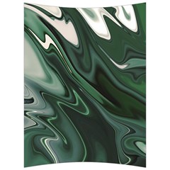 Green Marble Digital Abstract Back Support Cushion by Pakrebo