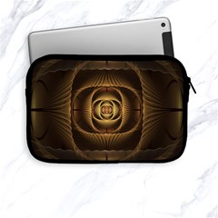 Fractal Copper Amber Abstract Apple Ipad Mini Zipper Cases by Pakrebo