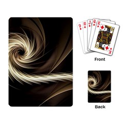 Fractal Background Pattern Curve Playing Cards Single Design (rectangle)