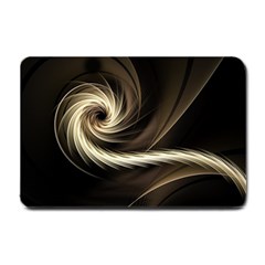 Fractal Background Pattern Curve Small Doormat  by Pakrebo