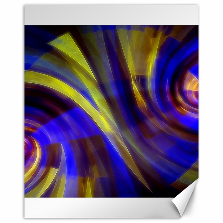 Soft Swirls Fractal Design Canvas 16  x 20 