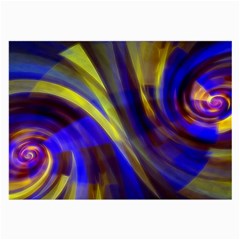 Soft Swirls Fractal Design Large Glasses Cloth by Pakrebo