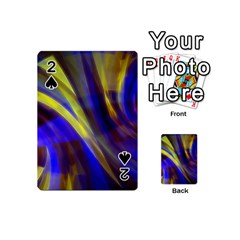 Soft Swirls Fractal Design Playing Cards 54 Designs (mini) by Pakrebo