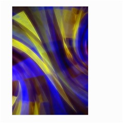 Soft Swirls Fractal Design Large Garden Flag (two Sides) by Pakrebo