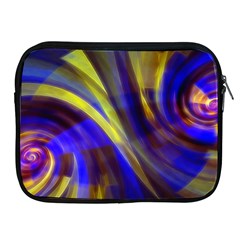 Soft Swirls Fractal Design Apple Ipad 2/3/4 Zipper Cases by Pakrebo