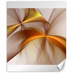 Abstract Gold White Background Canvas 8  X 10  by Pakrebo