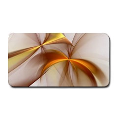 Abstract Gold White Background Medium Bar Mats by Pakrebo