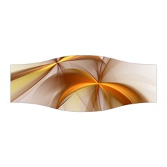 Abstract Gold White Background Stretchable Headband by Pakrebo