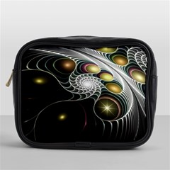 Fractal Bulbs Fantasy Curve Mini Toiletries Bag (one Side) by Pakrebo