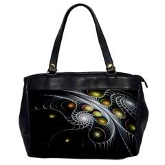 Fractal Bulbs Fantasy Curve Oversize Office Handbag by Pakrebo