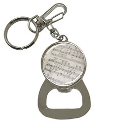 Sheet Music Paper Notes Antique Bottle Opener Key Chain by Pakrebo